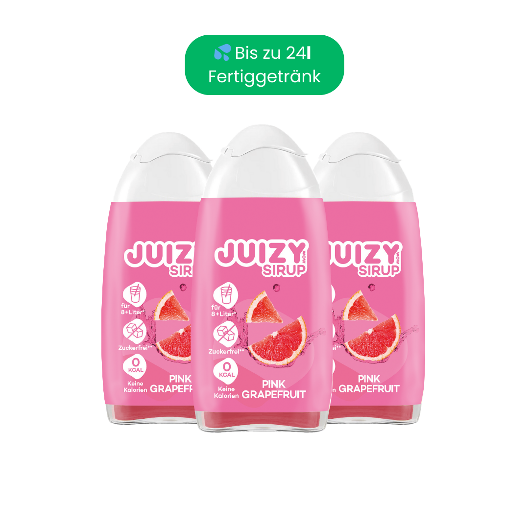 JUIZY WOW Pink Grapefruit 3 Pack