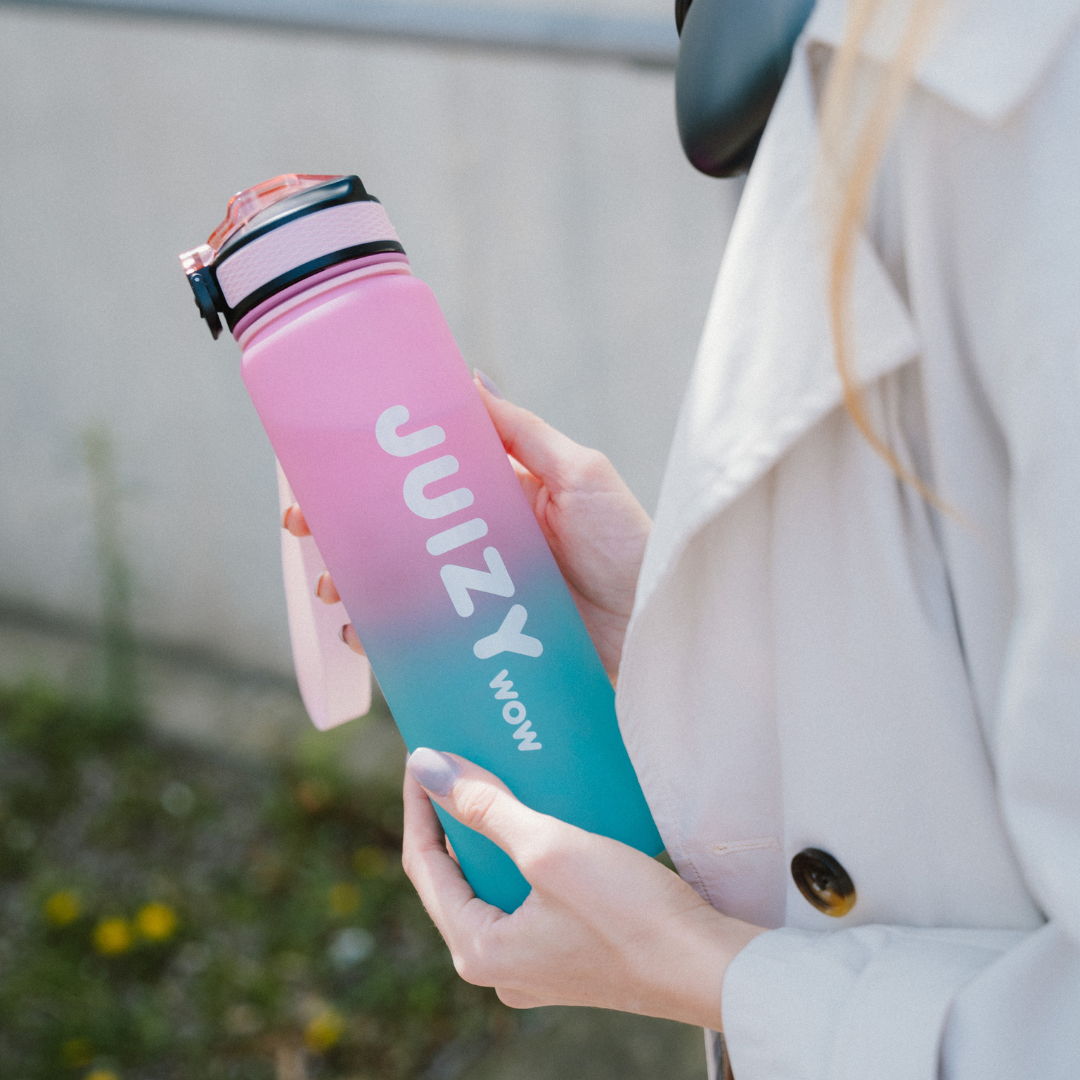 JUIZY WOW Mehrtrink-Flasche Schwarz