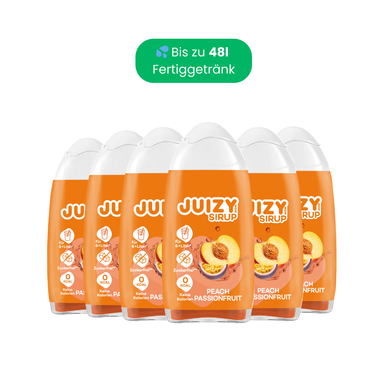 JUIZY WOW Peach Passionfruit 6er Bundle