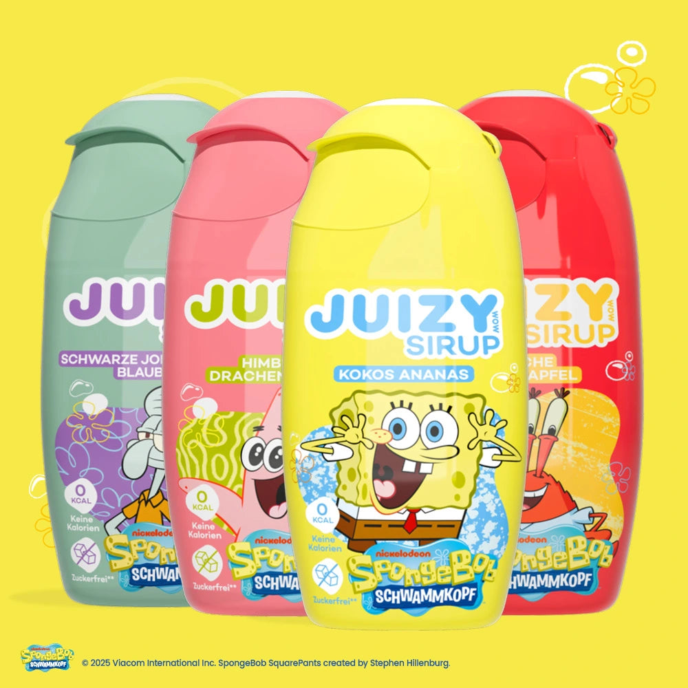 JUIZY WOW SpongeBob Mix 4er