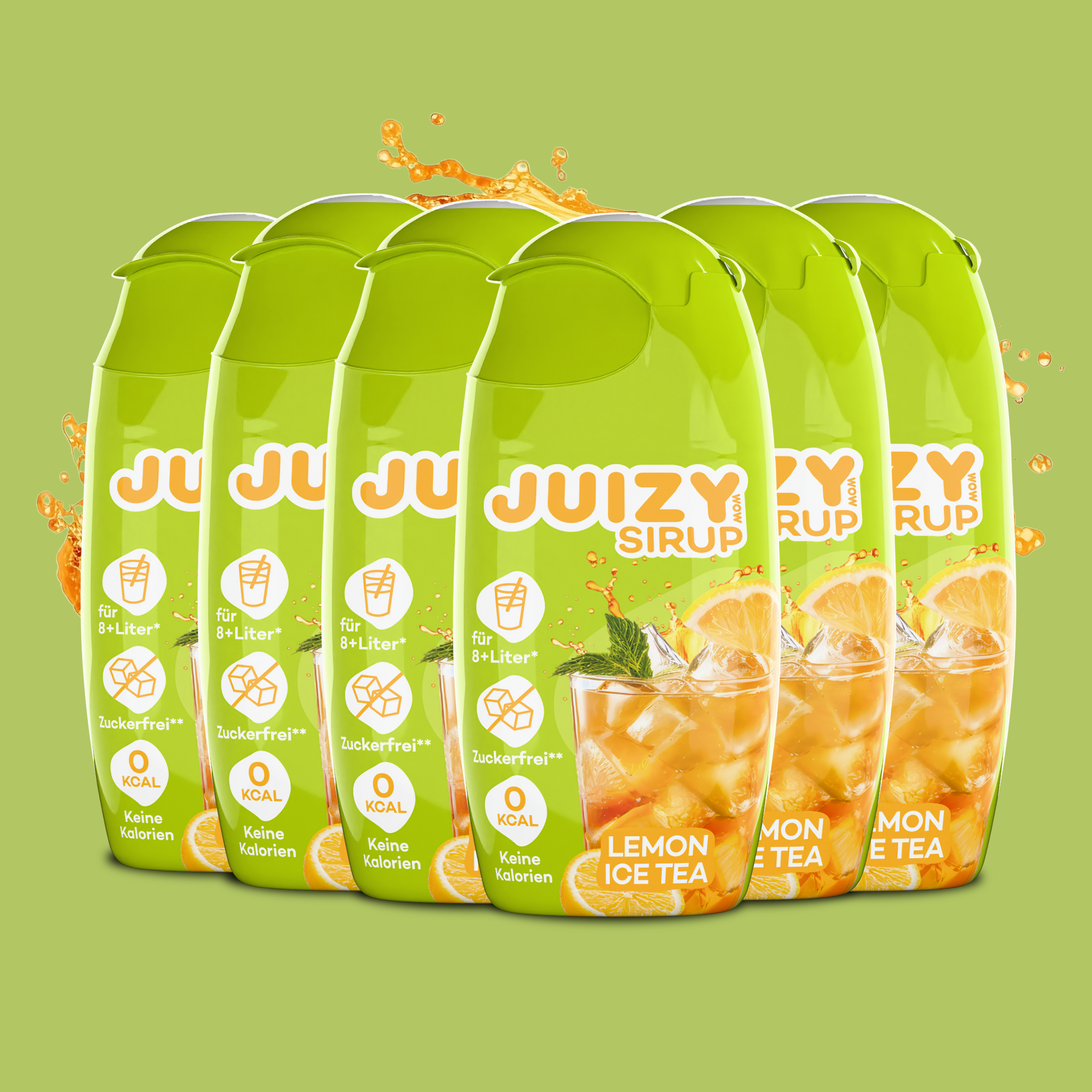 JUIZY WOW Lemon Ice Tea 6er Bundle