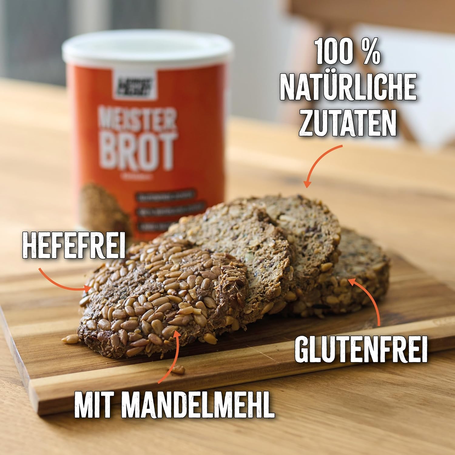 Hungry Heart - Meisterbrot Kürbiskern 250g 3er Bundle