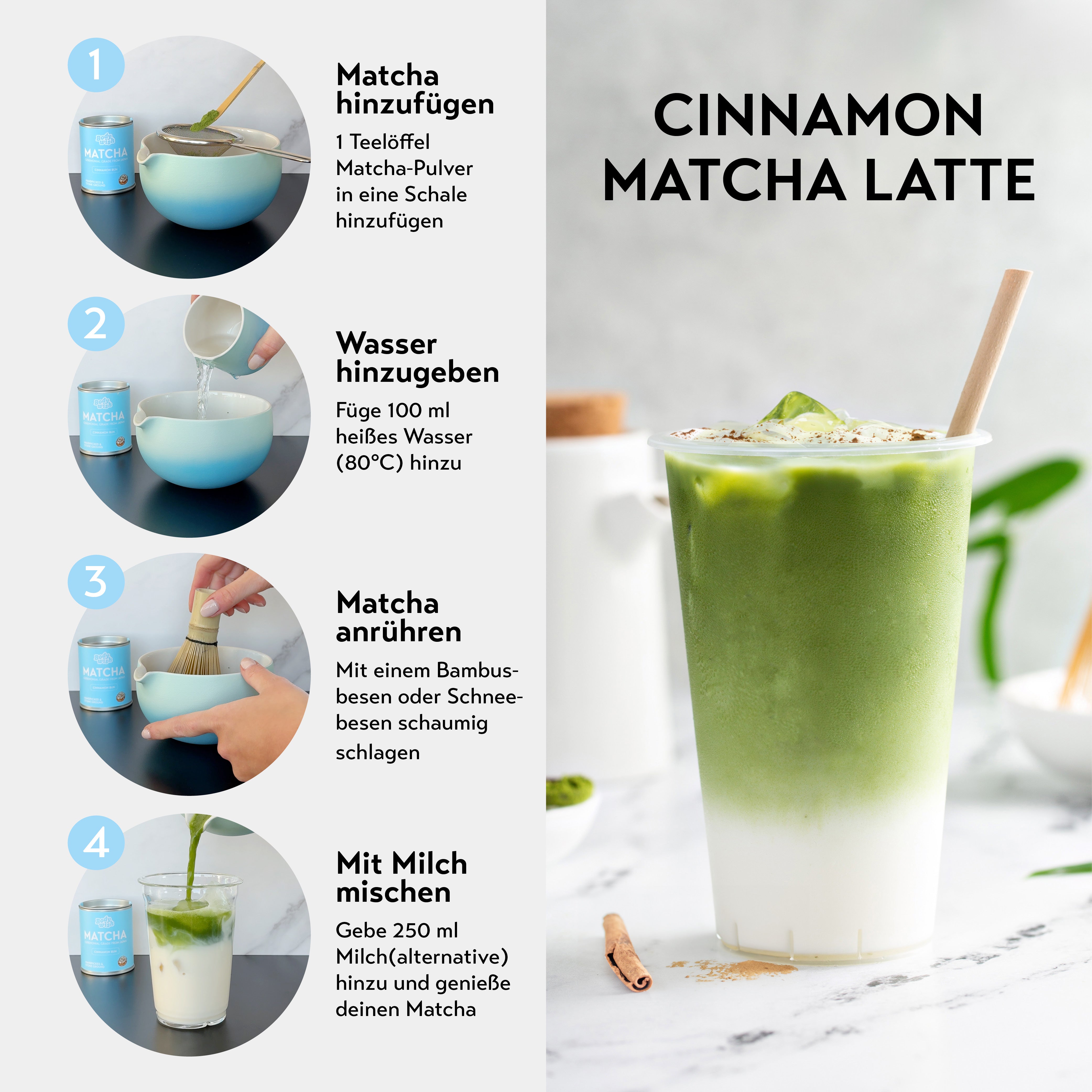 Bodywish Matcha Cinnamon Bun
