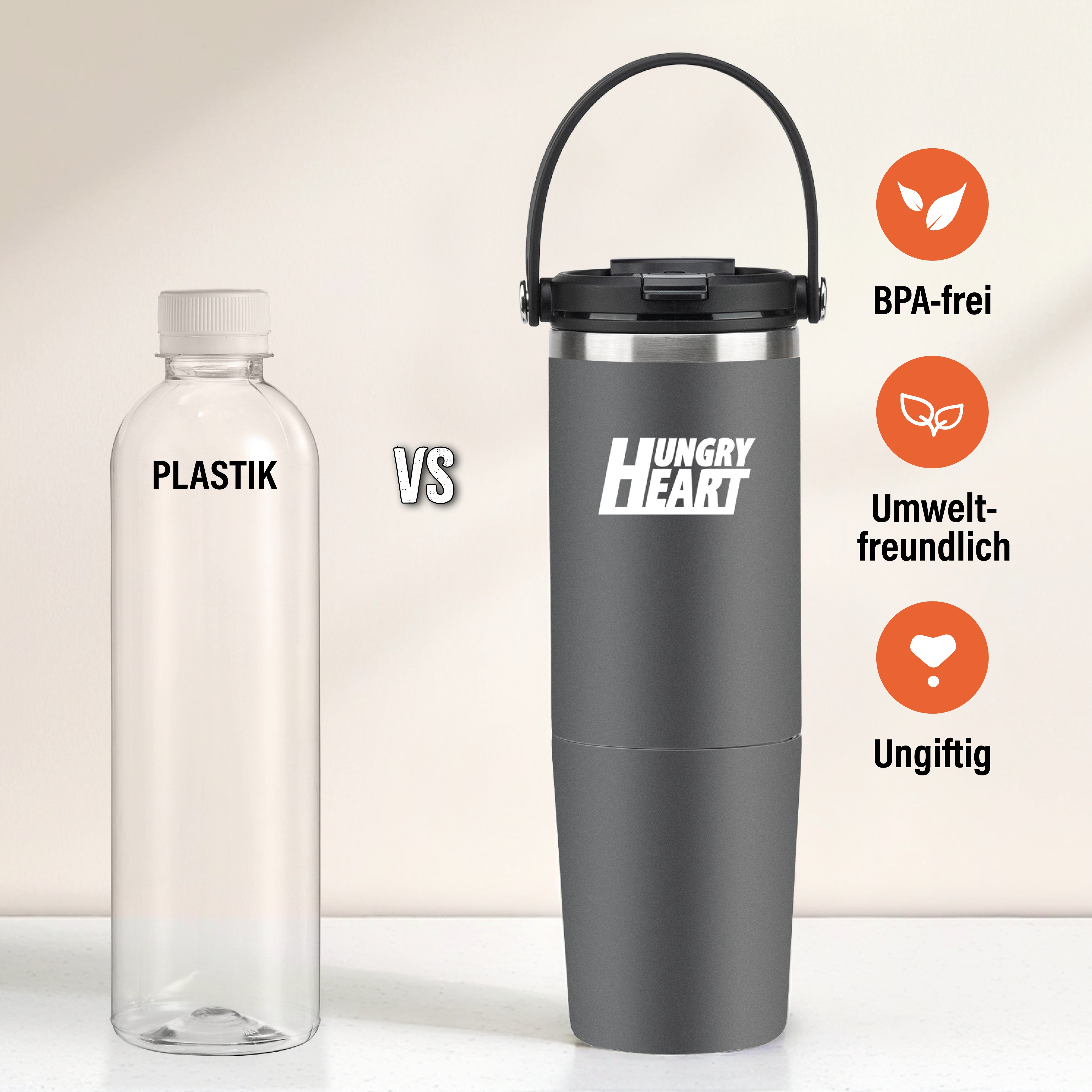 Hungry Heart Thermos flask 1 l