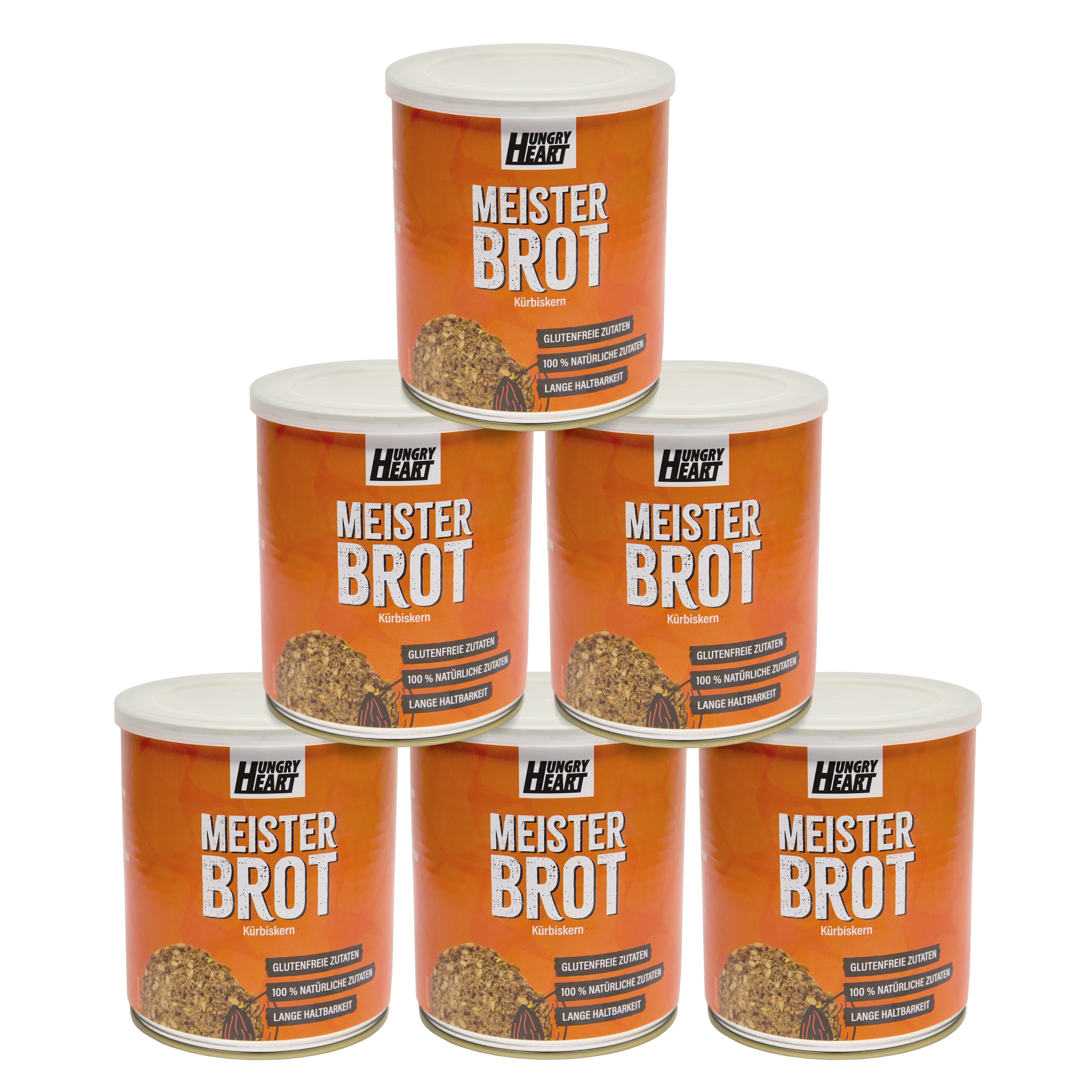 Hungry Heart - Master Bread Pumpkin Seed 480g 6-pack