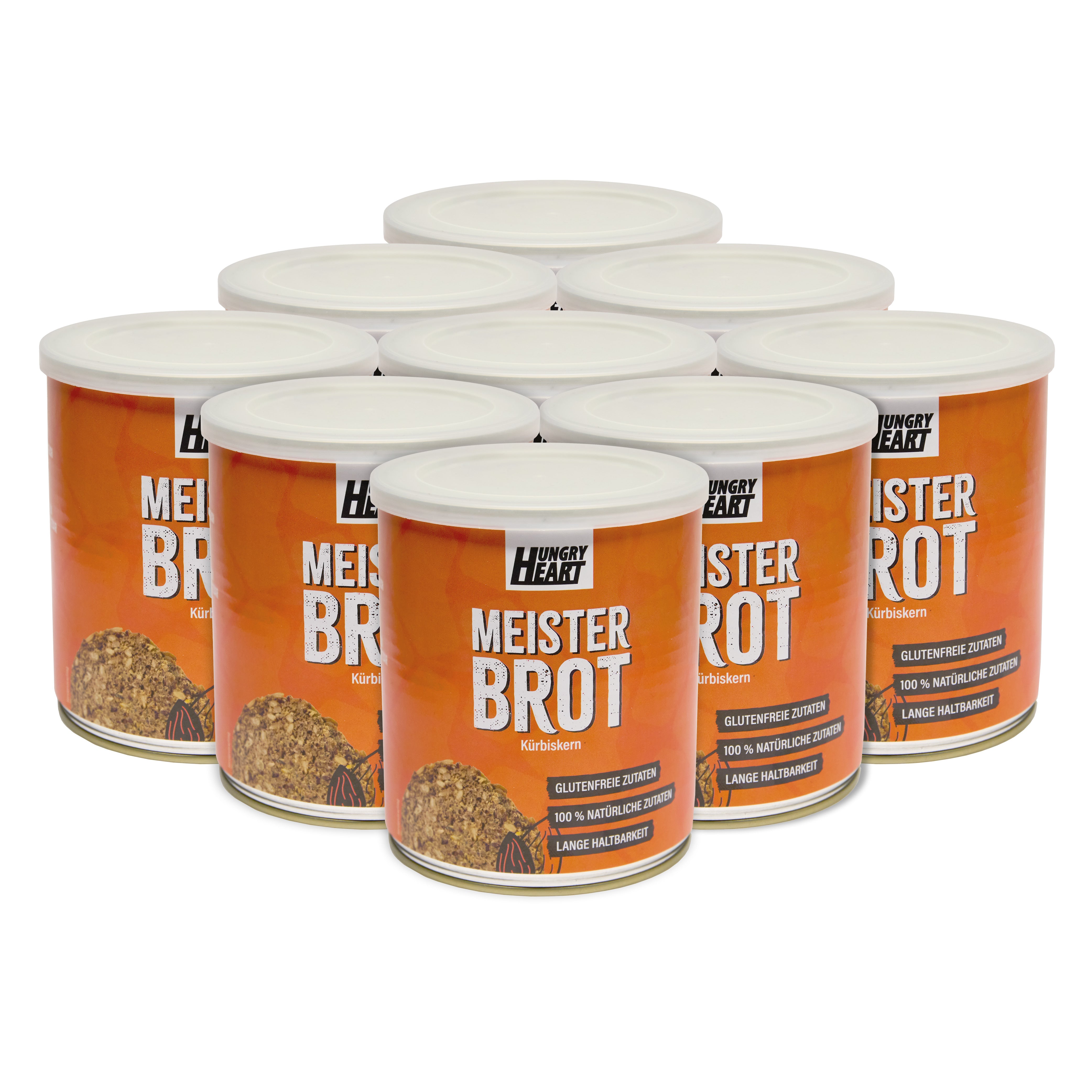 Hungry Heart - Master Bread Pumpkin Seed 480g 9er Bundle