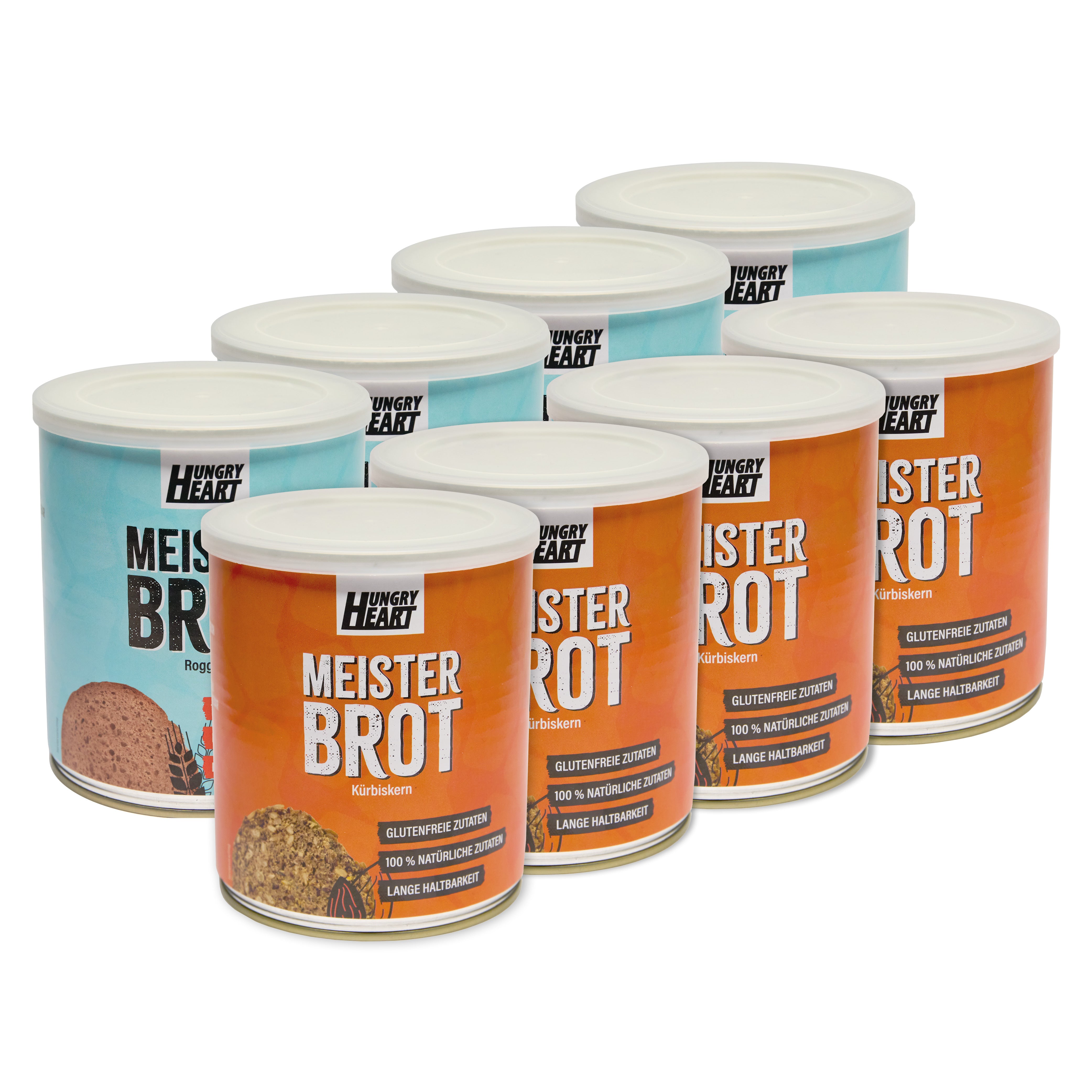 Hungry Heart - Mixed Bundle 4x Pumpkin 480gr + 4x Rye 300gr