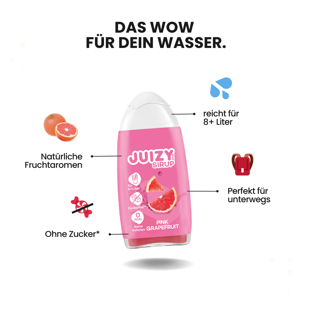 JUIZY WOW Pink Grapefruit 3er Bundle