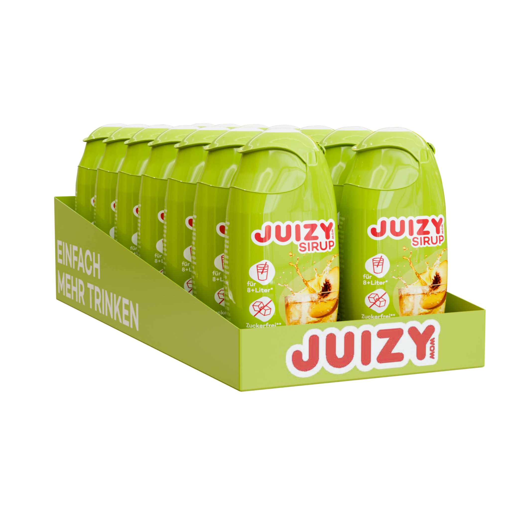 JUIZY WOW Peach Ice Tea 16er Tray