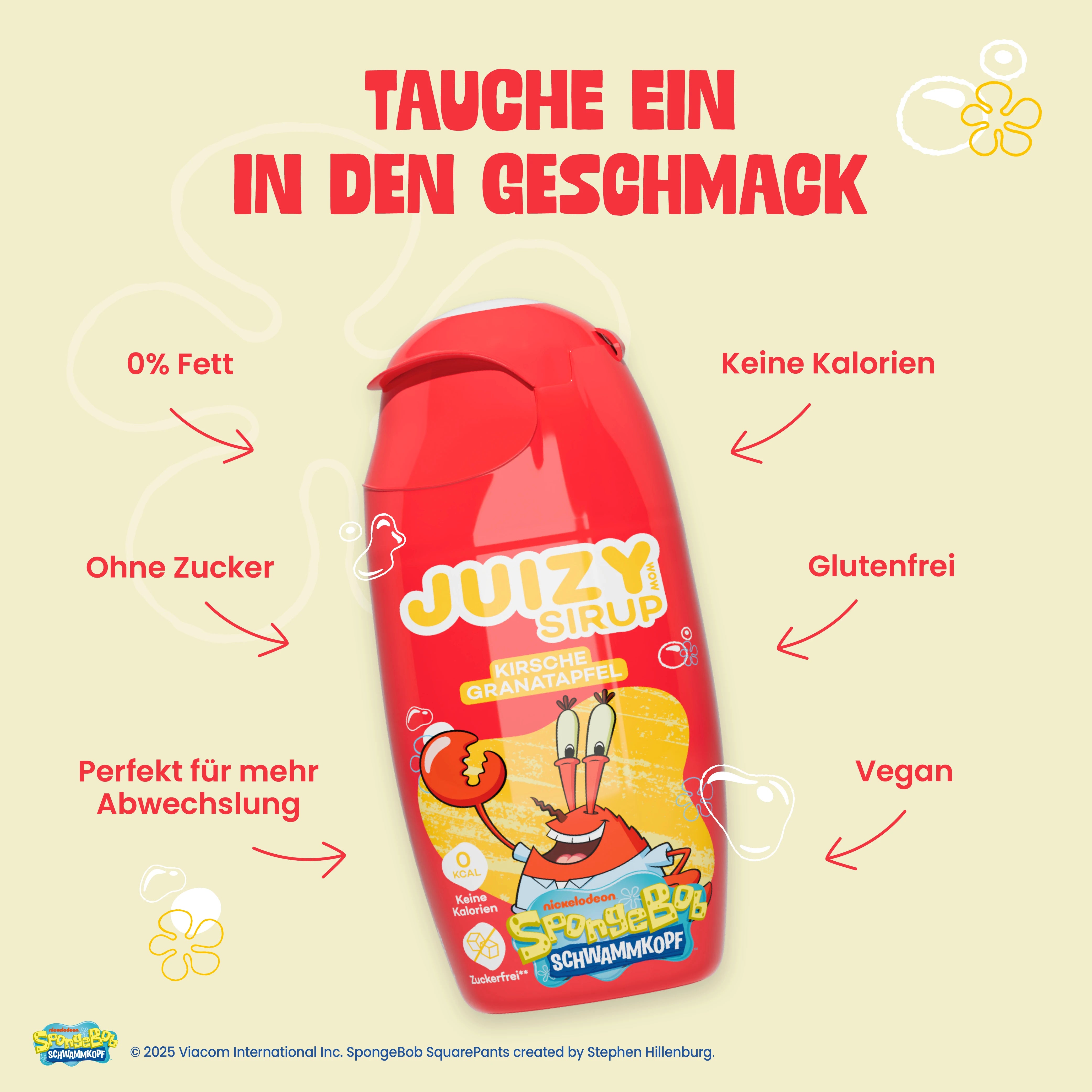 JUIZY WOW SpongeBob Mix 4er