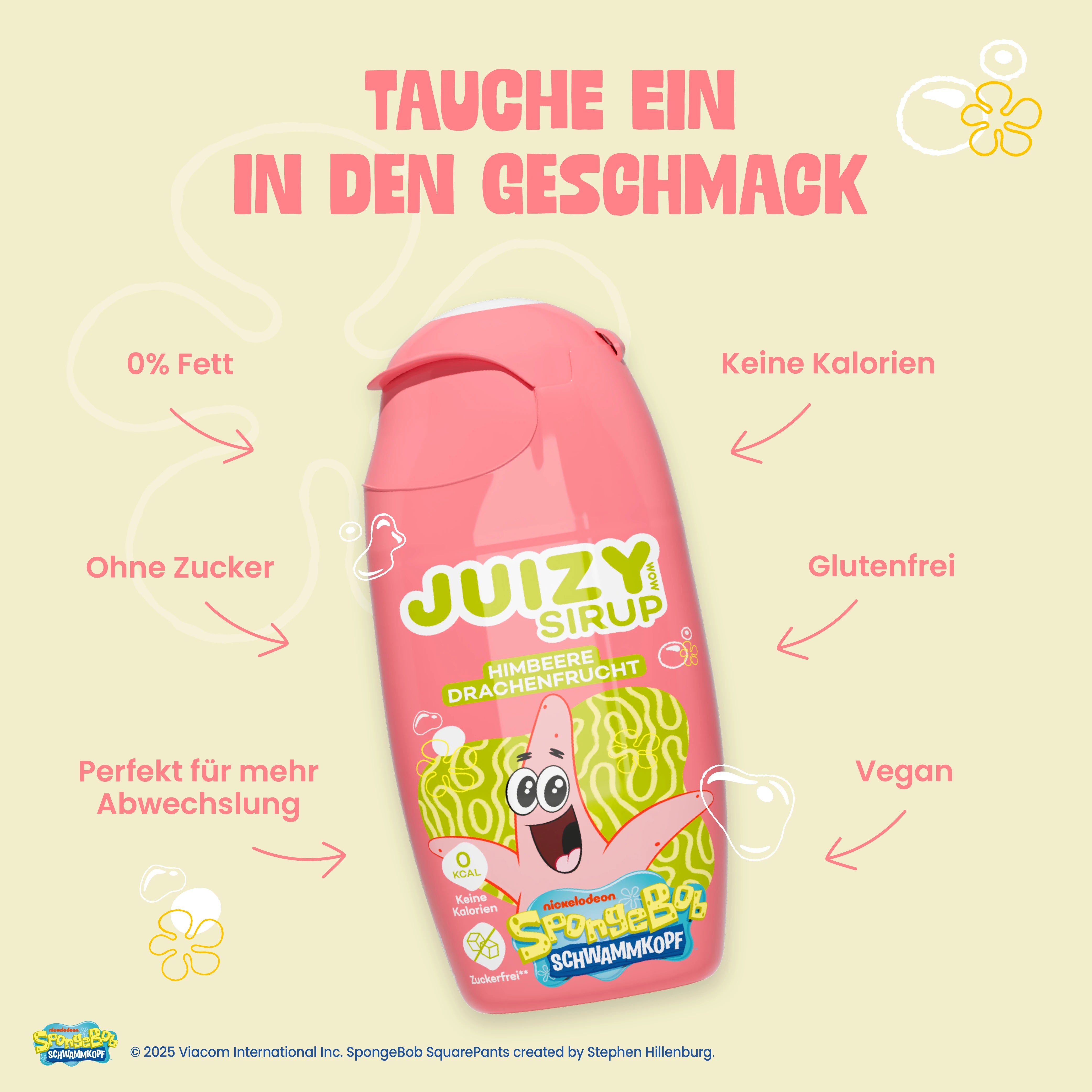 JUIZY WOW SpongeBob Mix 4er