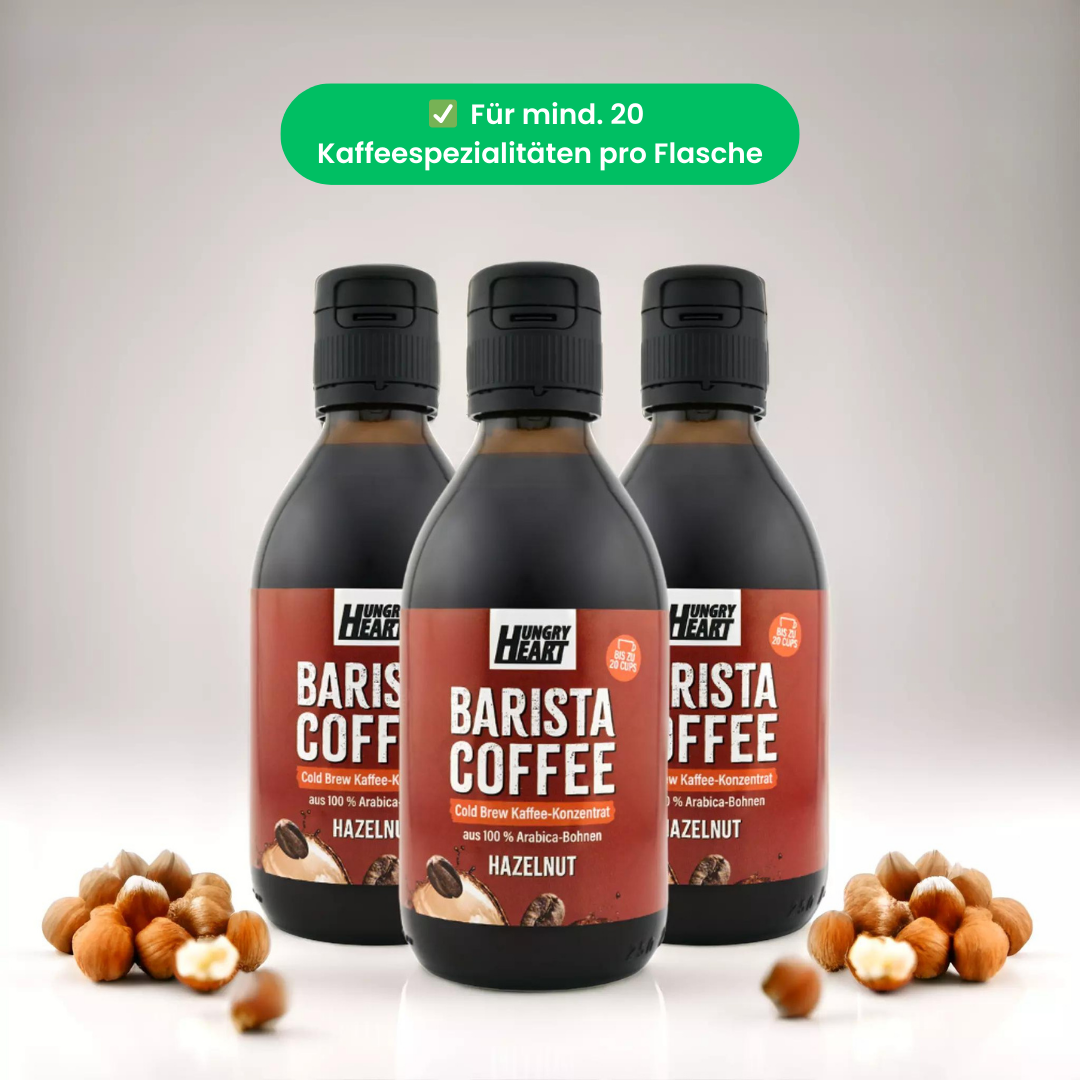 Hungry Heart Barista Coffee Hazelnut Bundle of 3