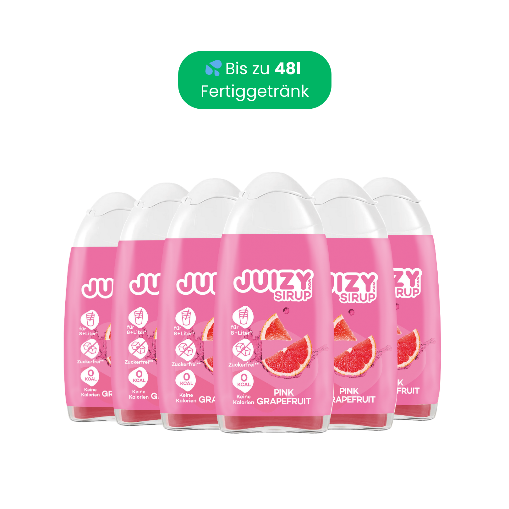 *NEW* JUIZY WOW Pink Grapefruit 6er Bundle