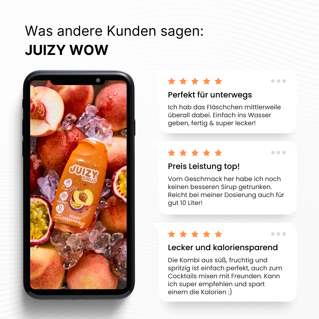 JUIZY WOW Pink Grapefruit 6er Bundle