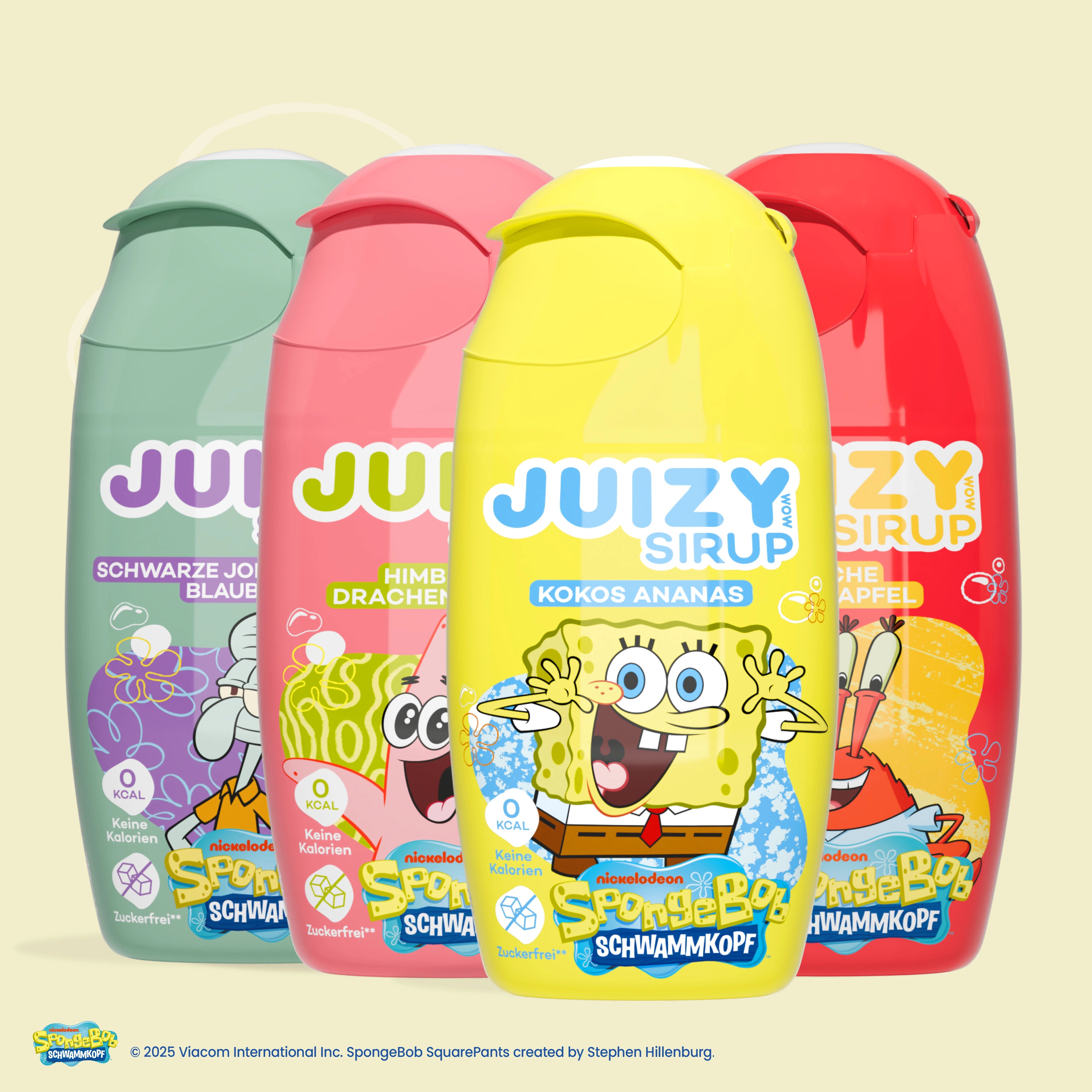 JUIZY WOW SpongeBob Mix 4er