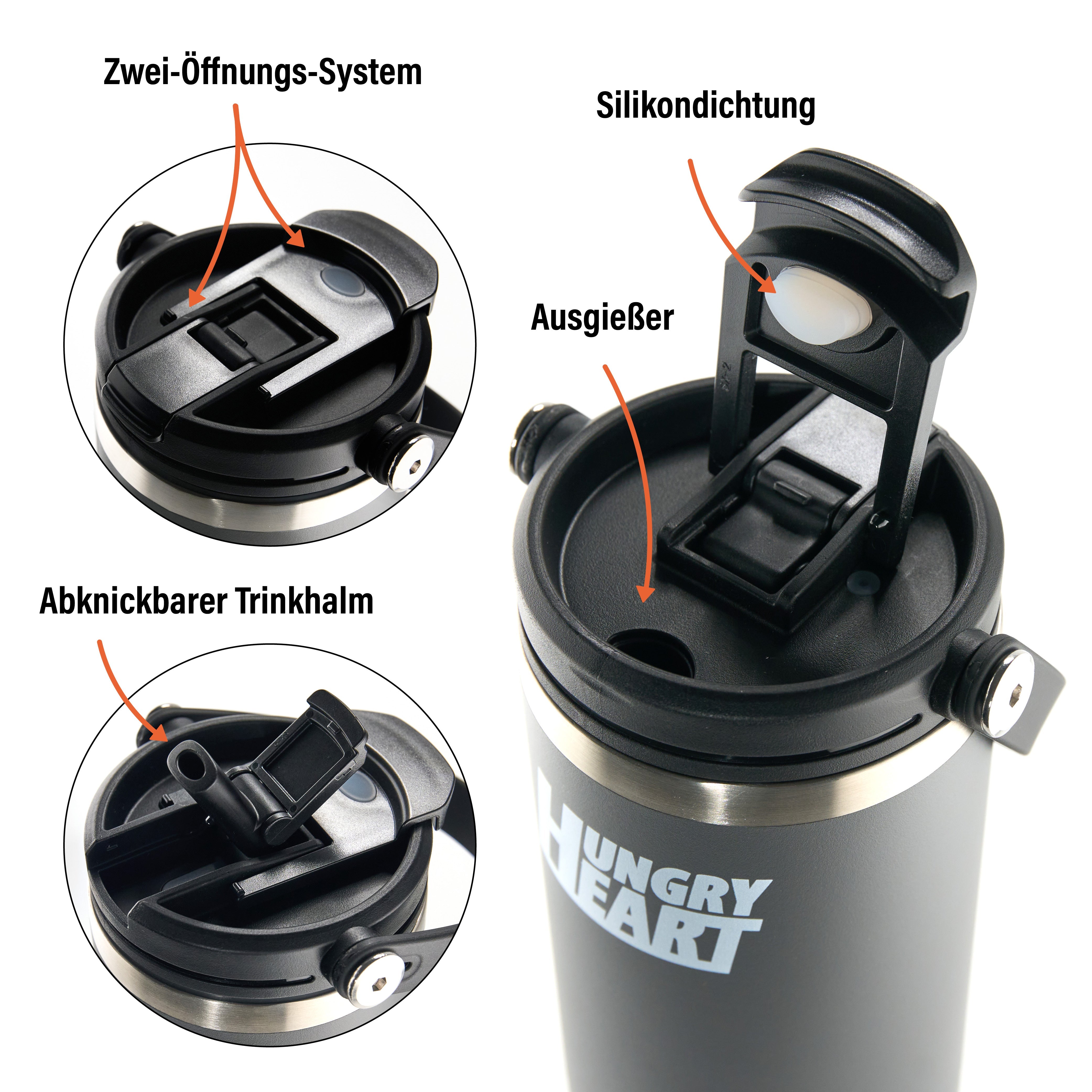 Hungry Heart Thermos flask 1 l