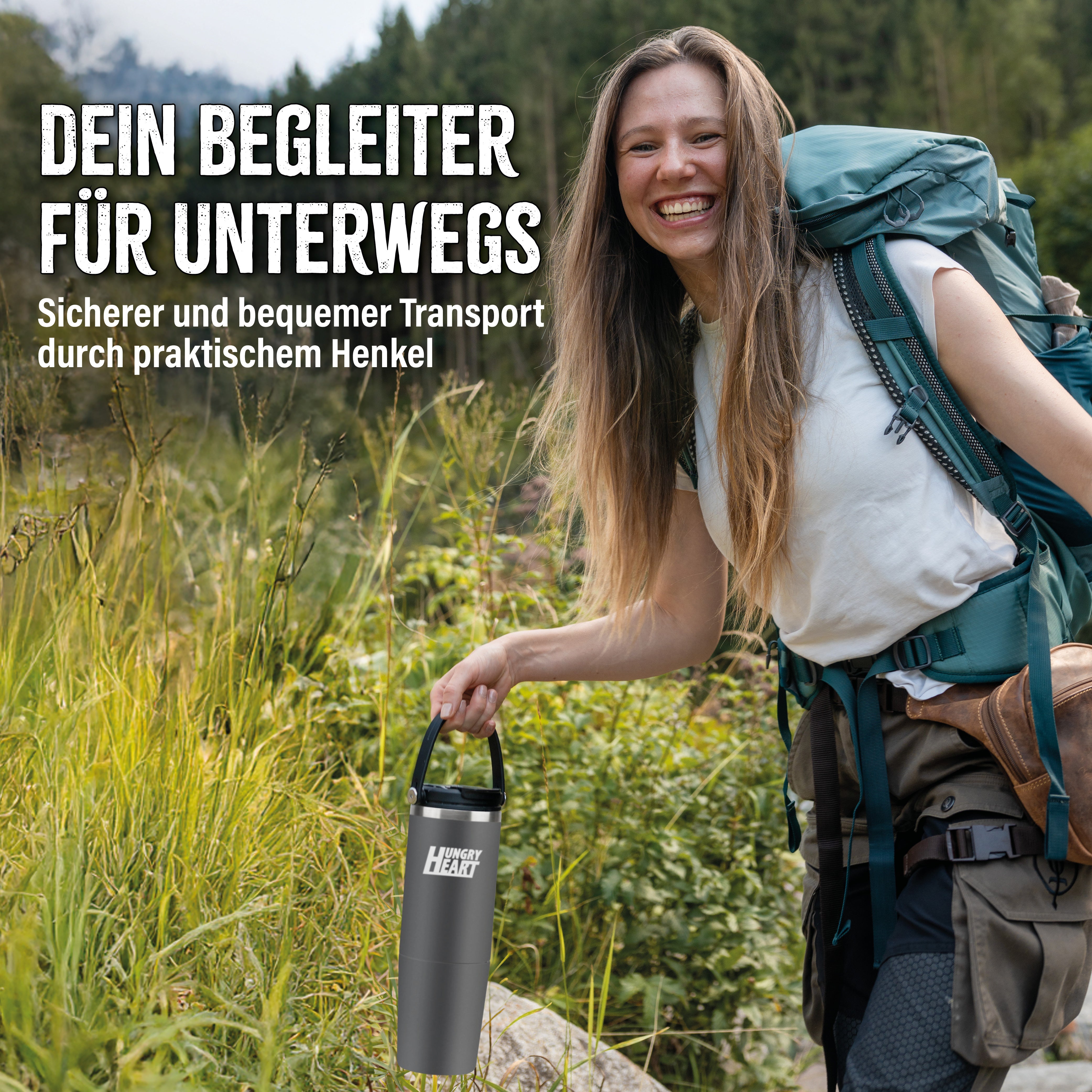 Hungry Heart Thermos flask 1 l