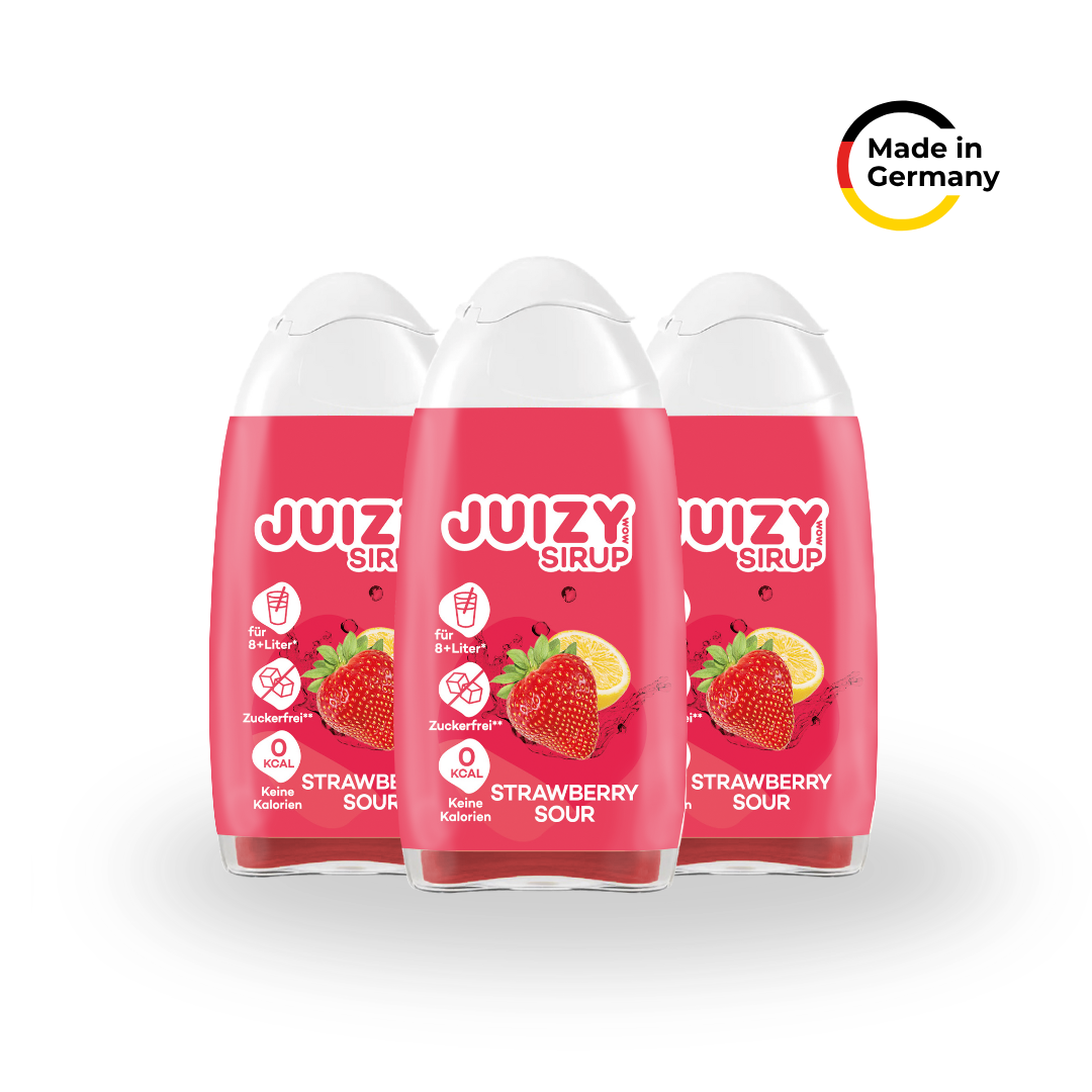 JUIZY WOW Strawberry Sour 3-pack