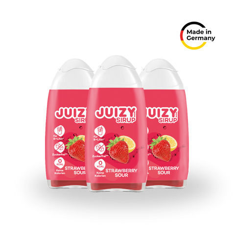 JUIZY WOW Strawberry Sour 3er Bundle