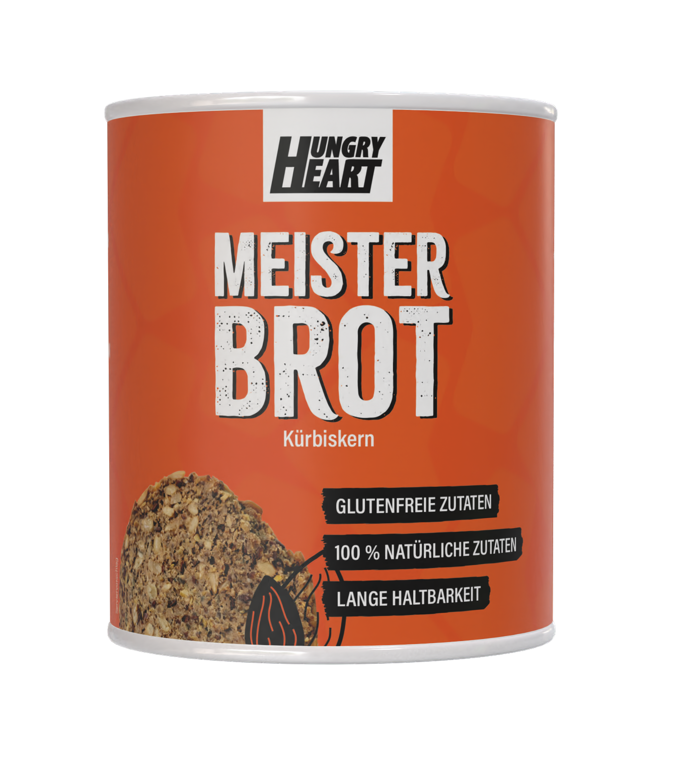 Hungry Heart - Meisterbrot Kürbiskern 480g 3er Bundle