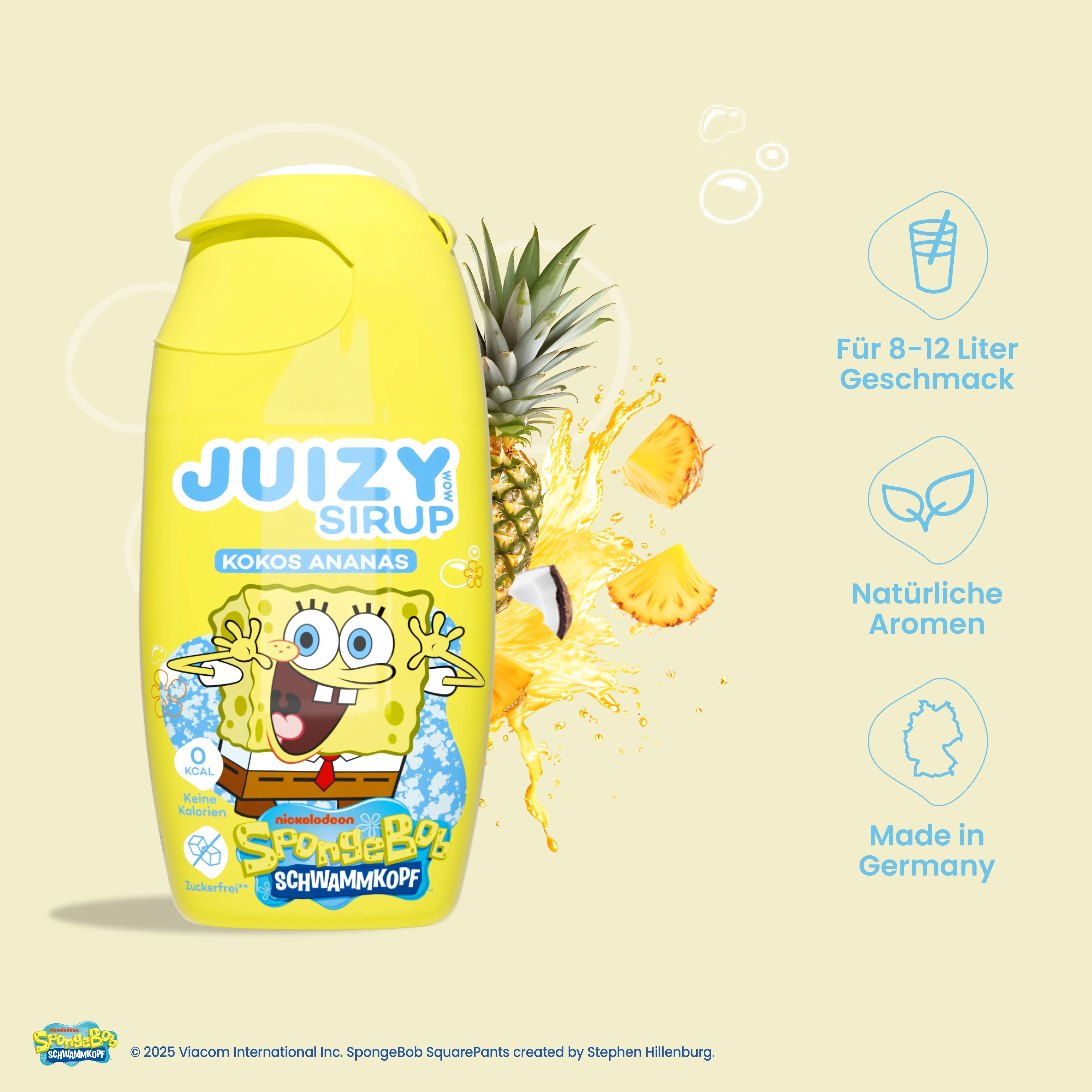 JUIZY WOW SpongeBob Mix 4er