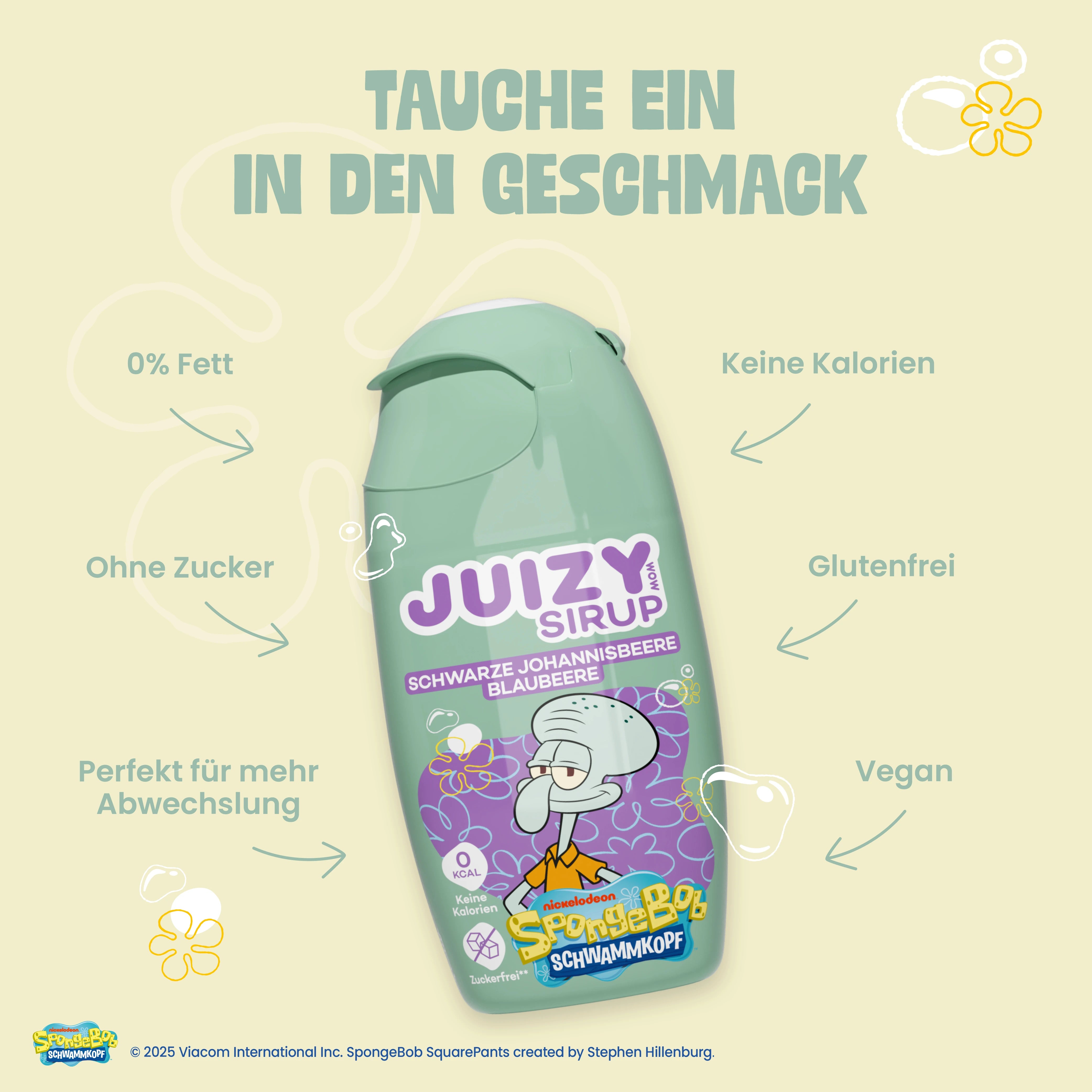 JUIZY WOW SpongeBob Mix 4er